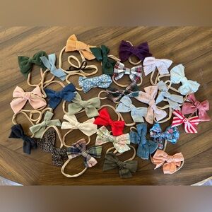 Little Poppy Co Assorted Kids Bow Headbands - Multi Color Pack SET OF 30